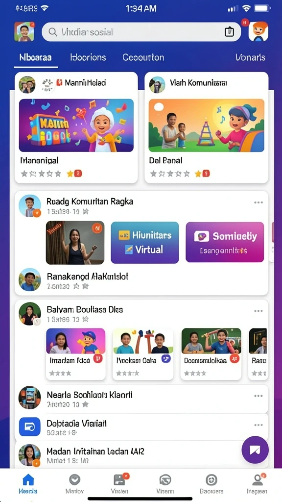 Tampilan antarmuka pengguna yang menarik dan intuitif.