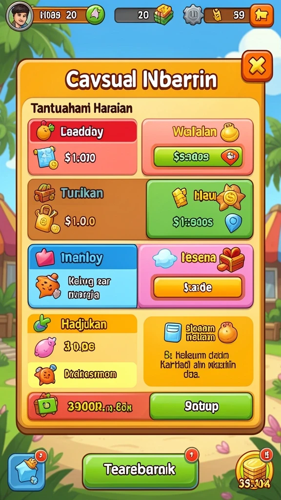 Tangkapan layar menunjukkan karakter utama dalam aksi.