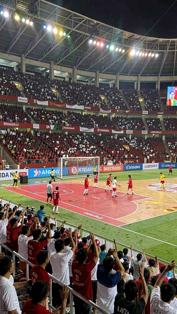 Tampilan grafis yang menawan dalam permainan.