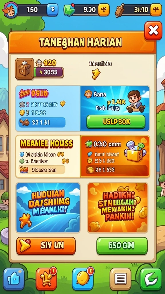Pengalaman bermain yang seru dan memikat.