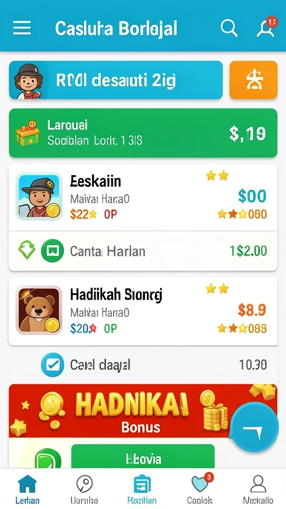 Karakter unik dengan kemampuan spesial yang menarik.