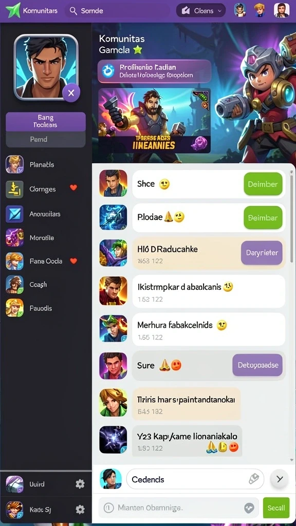 Layar utama DEWATOGEL yang menarik dan intuitif.