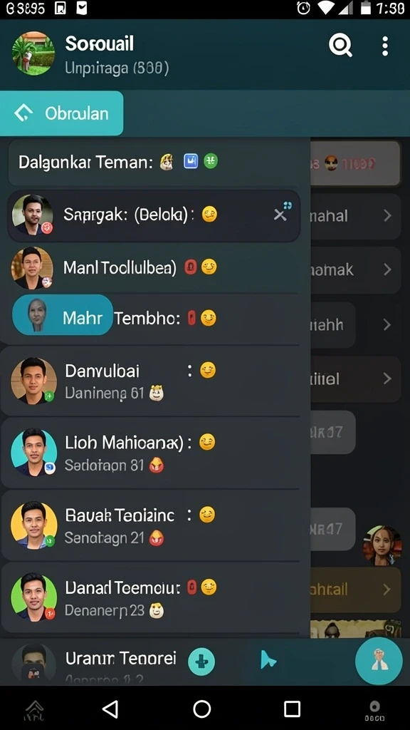 Karakter unik dengan desain yang menarik dan lucu.