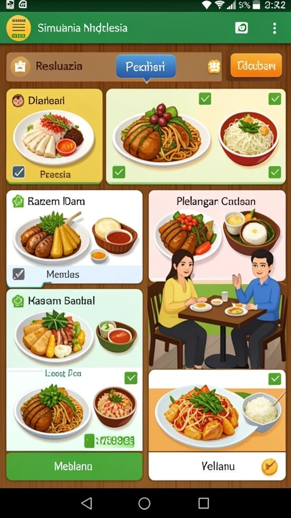 Duel seru antara dua karakter dengan efek khusus.