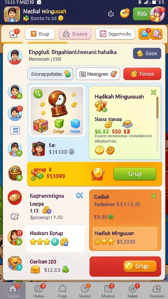 Mode permainan yang variatif untuk pengalaman lebih seru.