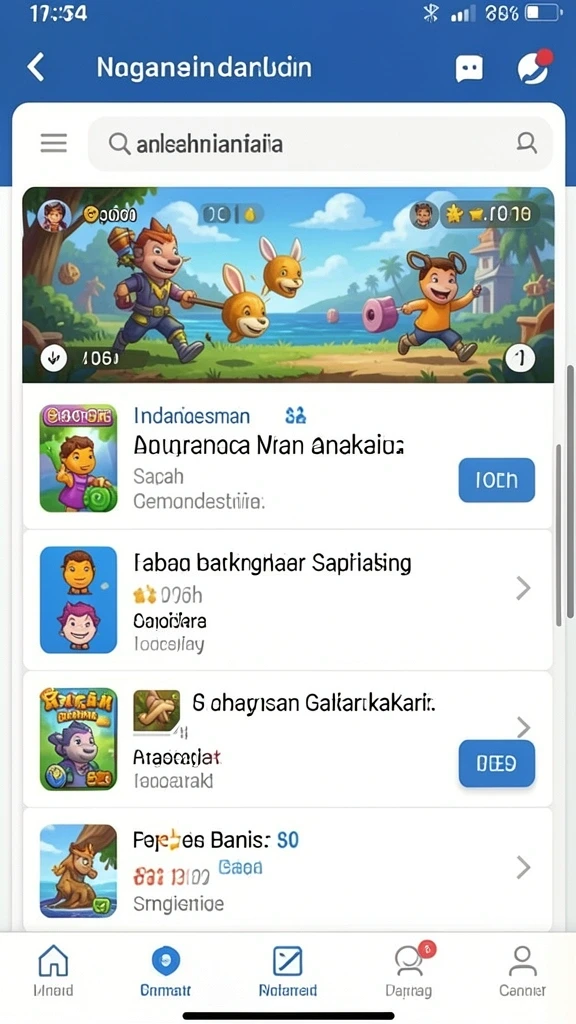 Tampilan antarmuka yang modern dan menarik.