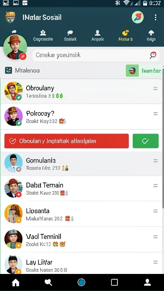 Menu deposit dan penarikan yang mudah diakses.