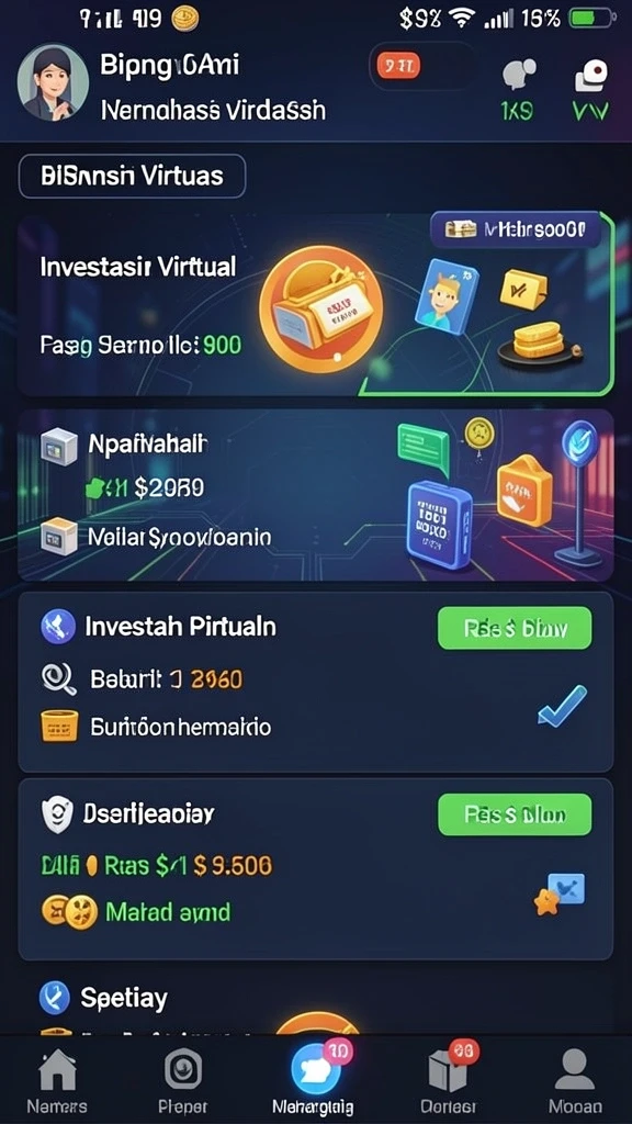 Tampilan awal permainan yang menarik.