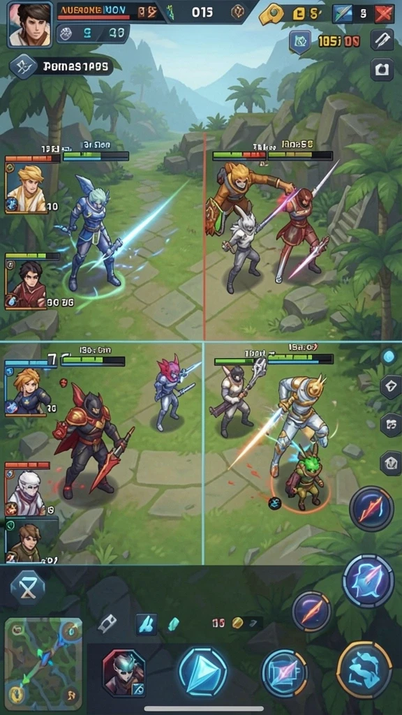 Mode multiplayer yang mengasyikkan dan kompetitif.
