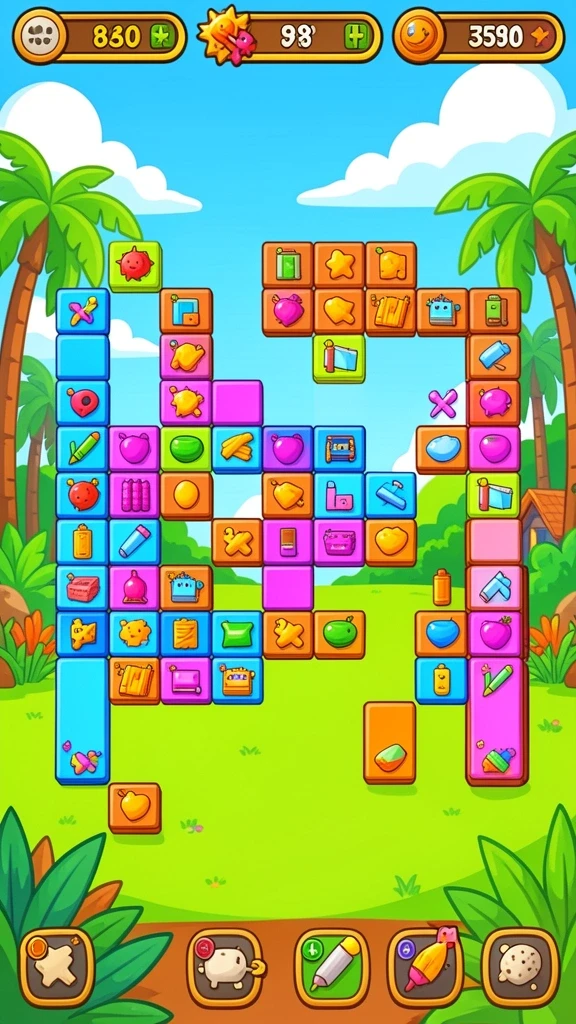 Gameplay seru dengan tantangan di setiap level.