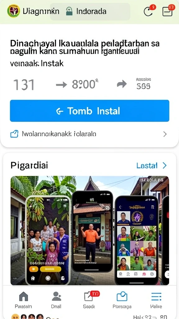 Tampilan antarmuka yang menarik dan mudah digunakan.