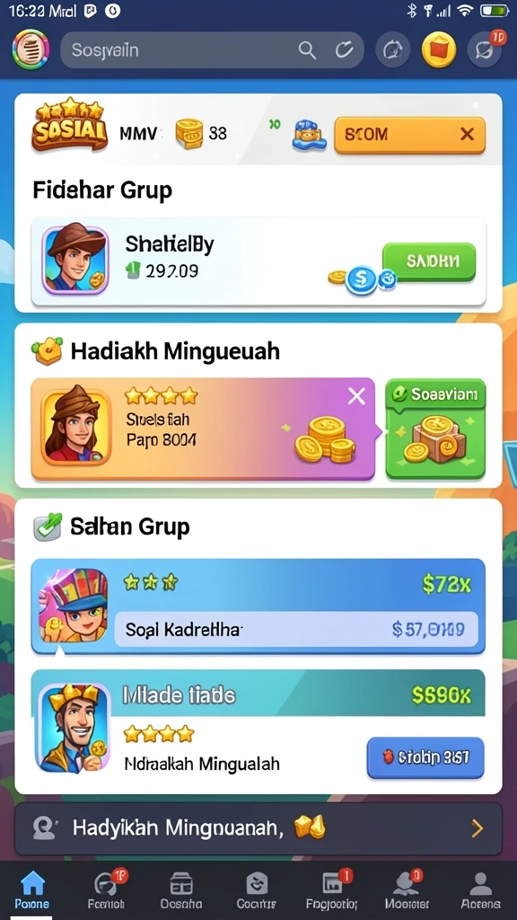 Beragam pilihan permainan yang mengasyikkan.
