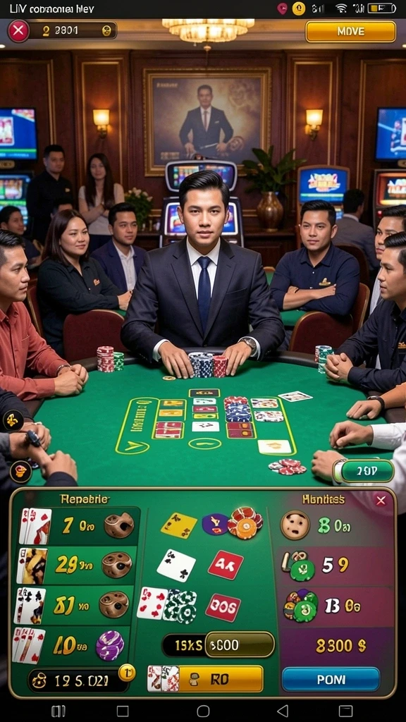 Beragam permainan kasino yang menarik dan seru.
