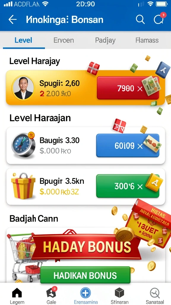 Tampilan antarmuka utama P200M yang menarik dan mudah dinavigasi.