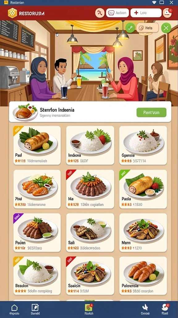 Karakter-karakter unik dengan cerita menarik.