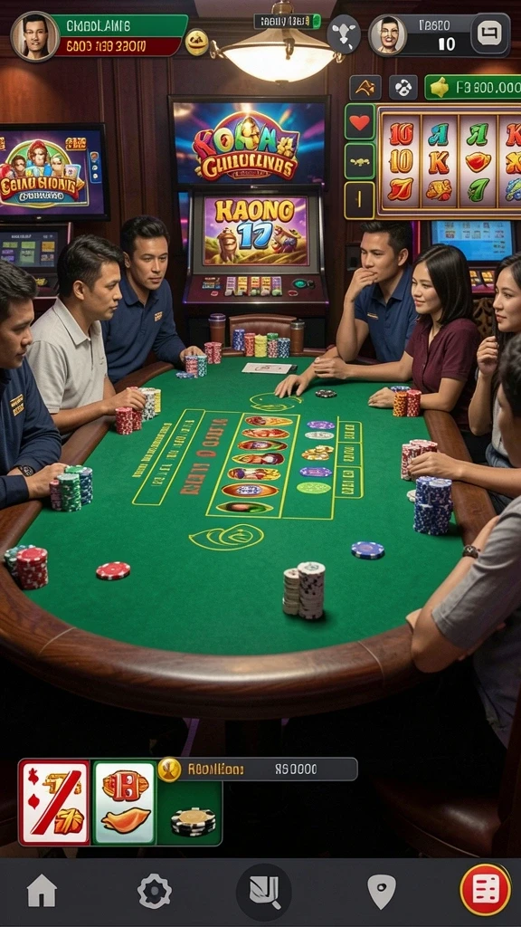 Karakter utama sedang dalam misi penuh aksi.