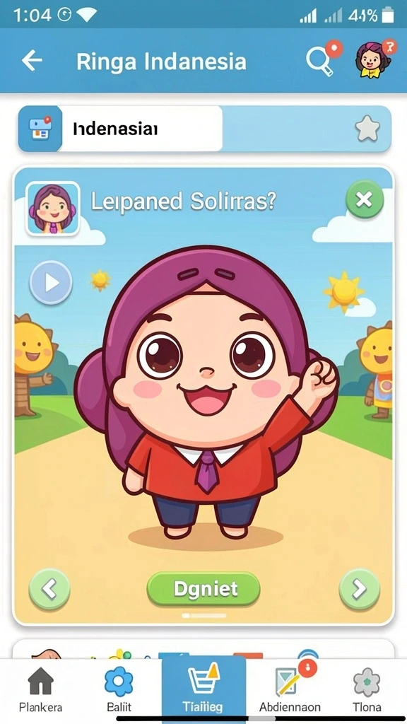 Berinteraksi dengan pemain lain dalam permainan.