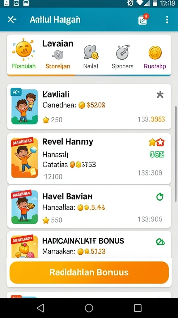 Tampilan antarmuka pengguna yang intuitif.