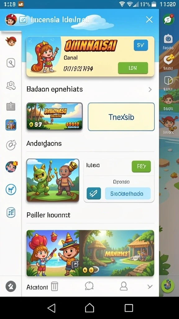 Tampilan utama aplikasi QQ88ASIA yang user-friendly.