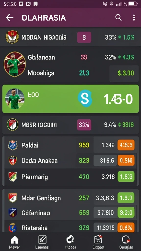 Tampilan menu utama yang menarik dan mudah dinavigasi.