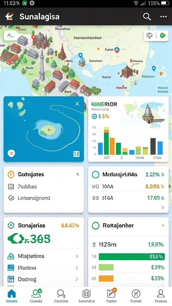 Tampilan menu utama yang menarik dan intuitif.