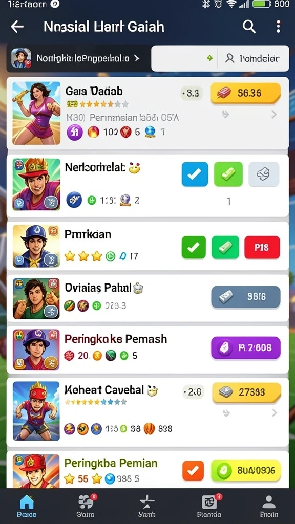 Adegan menarik dari pertarungan seru di dalam game.