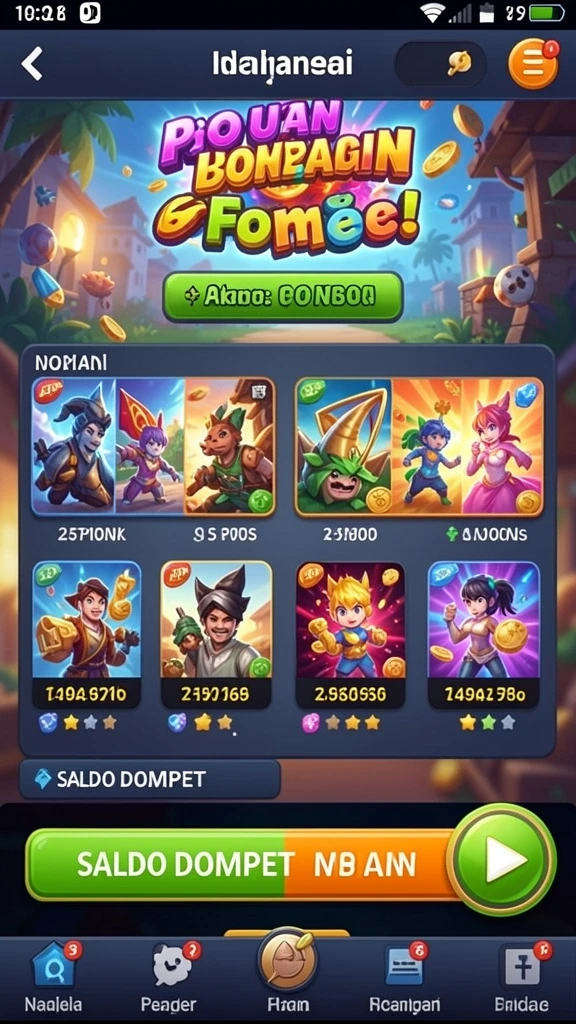 Berbagai tema slot yang dapat dipilih oleh pemain.