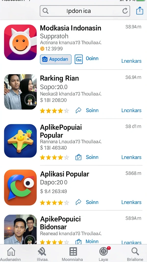 Tampilan antarmuka yang modern dan menarik.