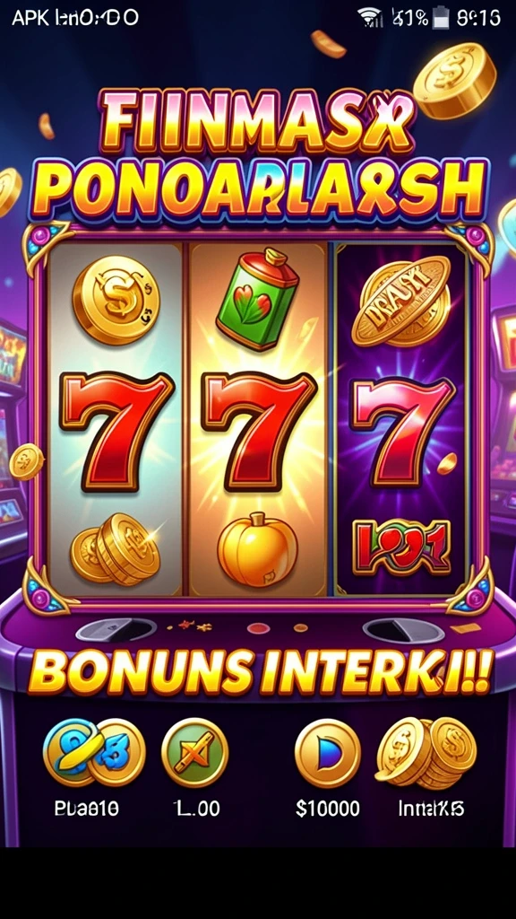 Pemandangan grafis yang memukau dalam game.
