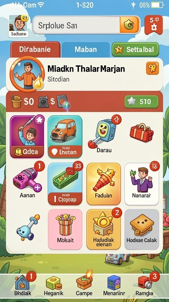 Bonus menarik yang ditawarkan setiap hari.
