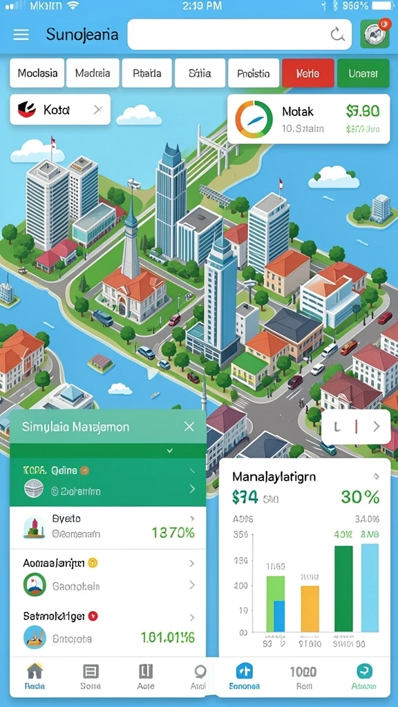 Menampilkan salah satu level menantang di TOTO1000.