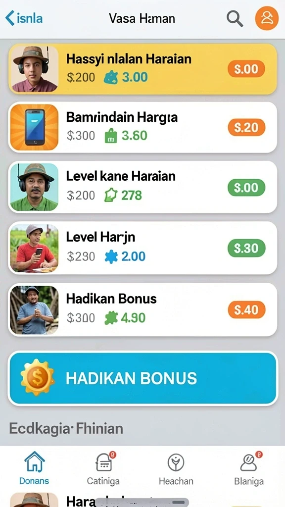 Karakter-karakter unik dengan skill berbeda.